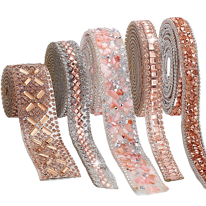 Стеклянные стразы с горячей фиксацией, пришить заплатки, самоклеящаяся лента для шитья со стразами, платье обувь украшения одежды