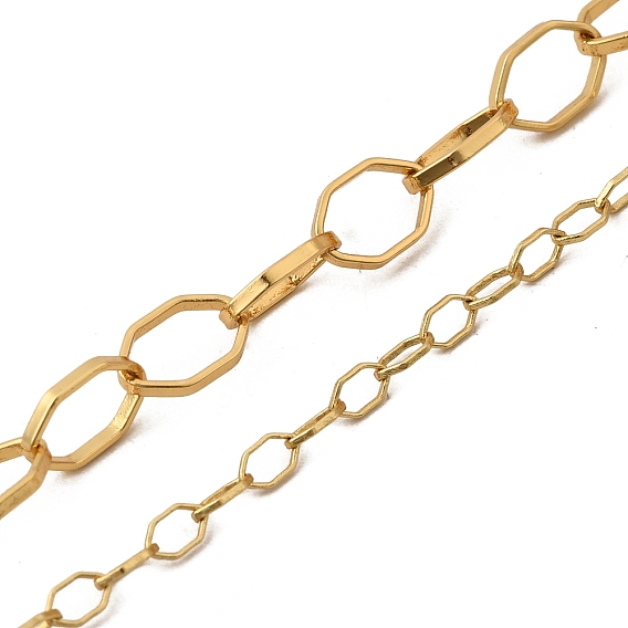 Латунные многоугольные звенья цепи, стойки покрытие, без кадмия и без свинца, долговечный, пайки, с катушкой