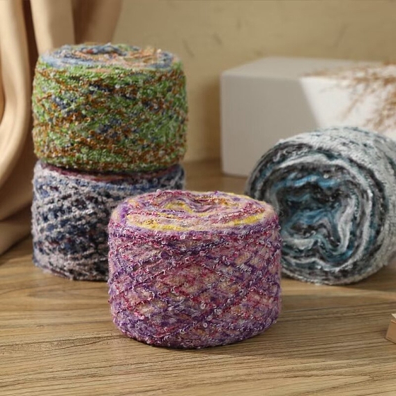 2-слойная шерстяная пряжа, для вязания спицами и крючком