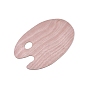 Wooden Painting Palette, Oval, for DIY Art Craft Painting