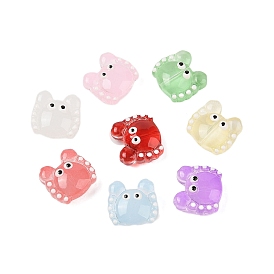 Прозрачные стеклянные бусины, бусины ручной работы, краб