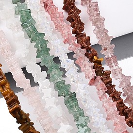 Натуральные и синтетические, смешанные драгоценный камень бисер пряди, звезда, смешанные окрашенные и неокрашенные