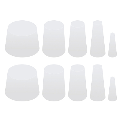 10шт. 5 варианты силиконовых конусообразных заглушек, термостойкие заглушки для отверстий, разнообразные