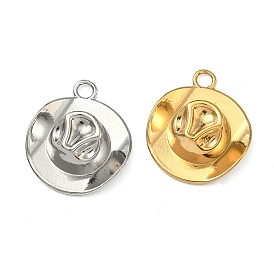 304 подвески из нержавеющей стали, очарование ковбойской шляпы