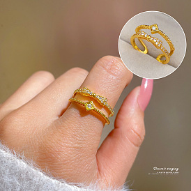 Simple and Elegant Butterfly Bow Ring - Minimalist, Cool Tone, Index Finger Ring.