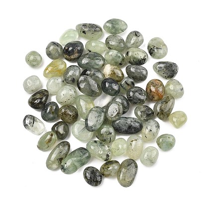 Натуральные бусины из пренита высшего сорта, обваленные камни, нет отверстий / незавершенного, самородки
