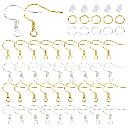 Наборы для изготовления ювелирных изделий своими руками, включая железные крючки для сережек и открытые кольца для прыжков, пластиковые гайки для ушей