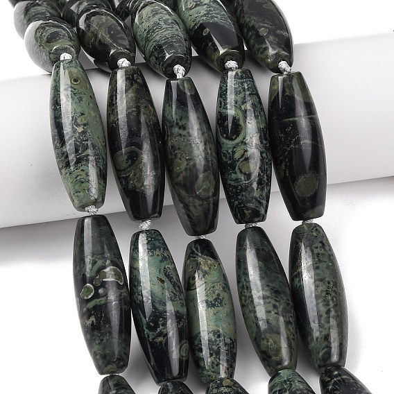 Натуральные пряди камбабы из яшмы, рис