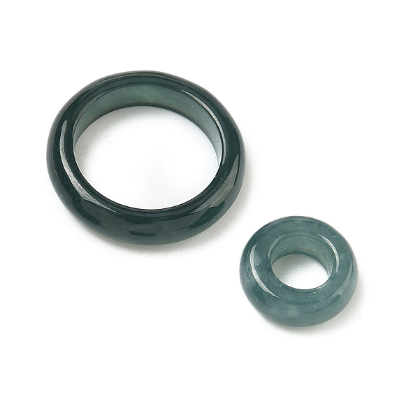 Кольца из натурального жадеита