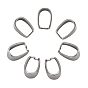 Tarnish Resistant 201 Stainless Steel Snap on Bails