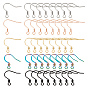 100Pcs 5 Style 304 Stainless Steel Earring Hooks, Ear Wire