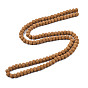 Perles de rudraksha naturelles non teintes, sans plomb, ronde
