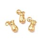 Rack Plating Brass Pendants, with Jump Ring, Money Bag