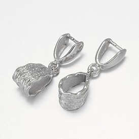 Стойки обшивки латунь подвесные прижимные поручительств, 13x8x5 мм, отверстия: 5x8 мм и 7x4 мм, контактный: 1 мм