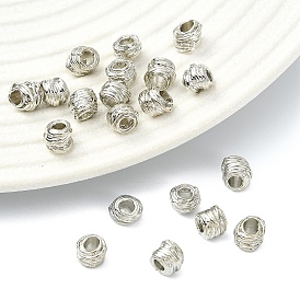 20шт. гофрированные разделительные бусины из сплава, форма кокона шелкопряда