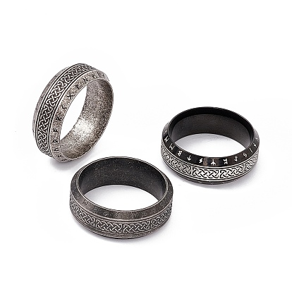 304 кольцо из нержавеющей стали с матросским узлом, рунические слова odin norse viking амулет украшения для женщин мужчин