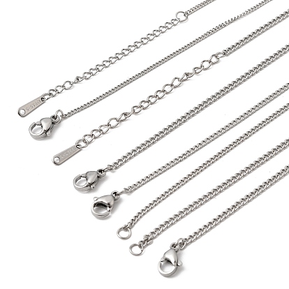 12шт. 304 цепочки из нержавеющей стали для мужчин и женщин, без потускнения