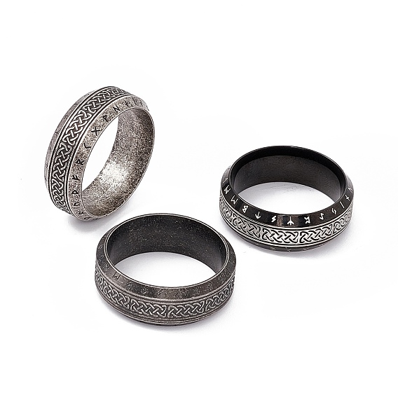 304 кольцо из нержавеющей стали с матросским узлом, рунические слова odin norse viking амулет украшения для женщин мужчин