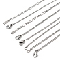 12шт. 304 цепочки из нержавеющей стали для мужчин и женщин, без потускнения