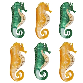 Cellulose Acetate Claw Hair Clips, Hair Accessories for Women & Girls, Sea Horse