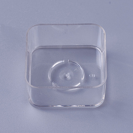 Plastic Candle Cups, Square