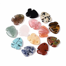 Природные и синтетические Gemstone подвески, рыбы прелести