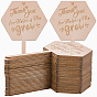 30Pcs Wooden Plant Labels, Garden Markers, Plant Tags, for Garden Mini Green House Markers