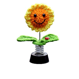 Cotton Kniiting Sunflower Decorate, with Spring & Chassis