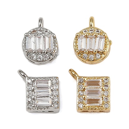 Латунные микро проложить кубического циркония подвески, долговечный, без кадмия и без свинца, с целью перехода в кольце