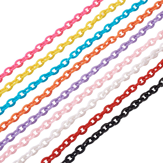 ABS пластиковые кабельные цепи, овальные