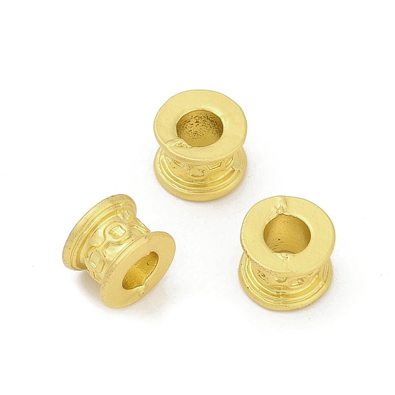 Сплавочные европейские бусины, без кадмия и без свинца, колонка, бусины с большим отверстием