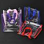 Rectangle Clear PVC Bags, Gift Bags, Shopping Bags, with Ribbon Handles