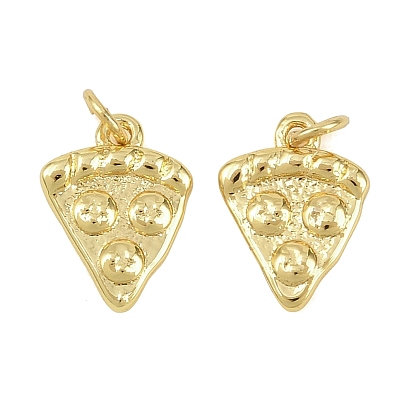 Латунные подвески, пицца прелести, с целью перехода в кольце