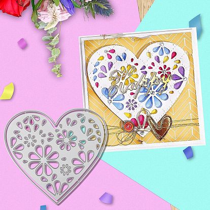 Carbon Steel Cutting Dies Stencils, for DIY Scrapbooking/Photo Album, Decorative Embossing DIY Paper Card