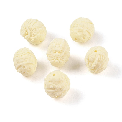 Synthetic Shell & Resin Beads, Dragon Head