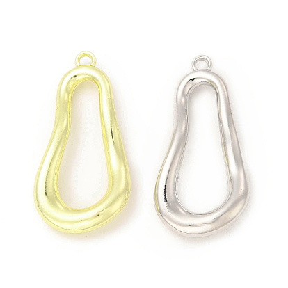 Crémaillère pendentifs en alliage placage, sans cadmium et sans nickel et sans plomb, charmes de larme