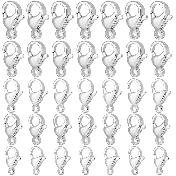 50шт 5 стили 304 застежки-карабины из нержавеющей стали