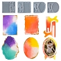 Oval/Rectangle DIY Silicone Photo Frame Display Molds, Resin Casting Molds, for UV Resin, Epoxy Resin Craft Making