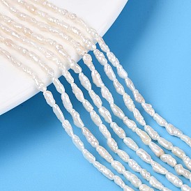 Нити из натурального культивированного пресноводного жемчуга, жемчужина барокко кеши, придерживаться