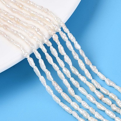 Нити из натурального культивированного пресноводного жемчуга, жемчужина барокко кеши, придерживаться