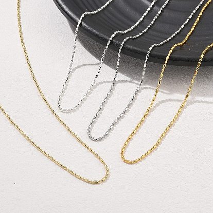 Ожерелья из латунной шариковой цепи, долговечный