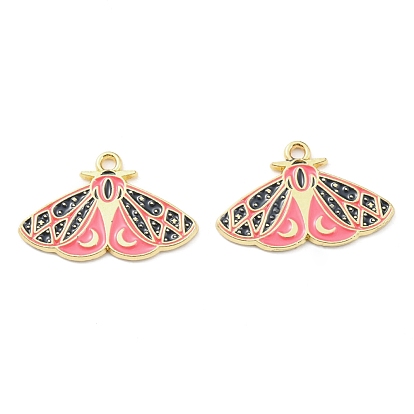 Подвески из эмали и сплава, золотые, очарование бабочки
