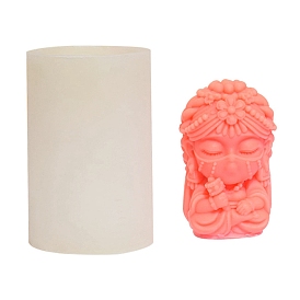 Princess of the Western Regions Shape Food Grade DIY Candle Silicone Molds, for Candle Making