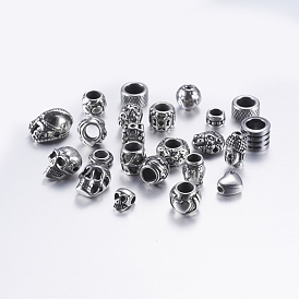 304 Stainless Steel Beads, Mixed Shapes