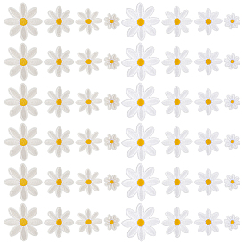 16 наборы 2 цветные полиэстеровые нашивки для одежды, цветок, с хлопком