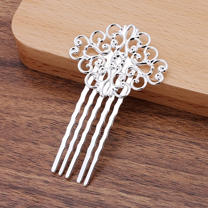 Латунные расчески для волос, цветок