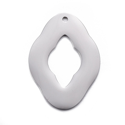 304 подвески из нержавеющей стали, полые цветок