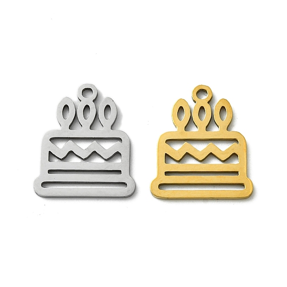 201 подвески из нержавеющей стали, лазерная резка, торт очарование