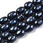 Natural Cultured Freshwater Pearl Rice Beads Pearl Beads Strands, Dyed, Rice