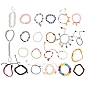 Glass & Polymer Clay & Acrylic Bracelets Kits, Mixed Style